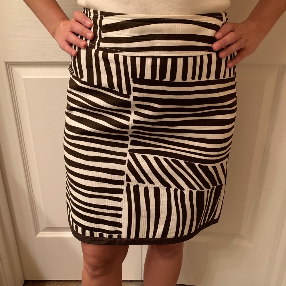 Ann Taylor Striped Skirt